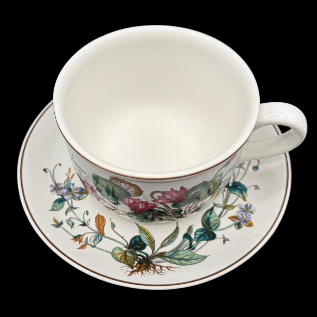 Villeroy & Boch Botanica: Jumbotasse / Frühstückstasse mit Unterteller - XXL - siehe Beschreibung