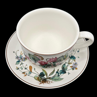 Villeroy & Boch Botanica: Jumbotasse / Frühstückstasse mit Unterteller - XXL - siehe Beschreibung