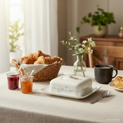 Villeroy & Boch Filetto: Butterdose, zweiteilig
