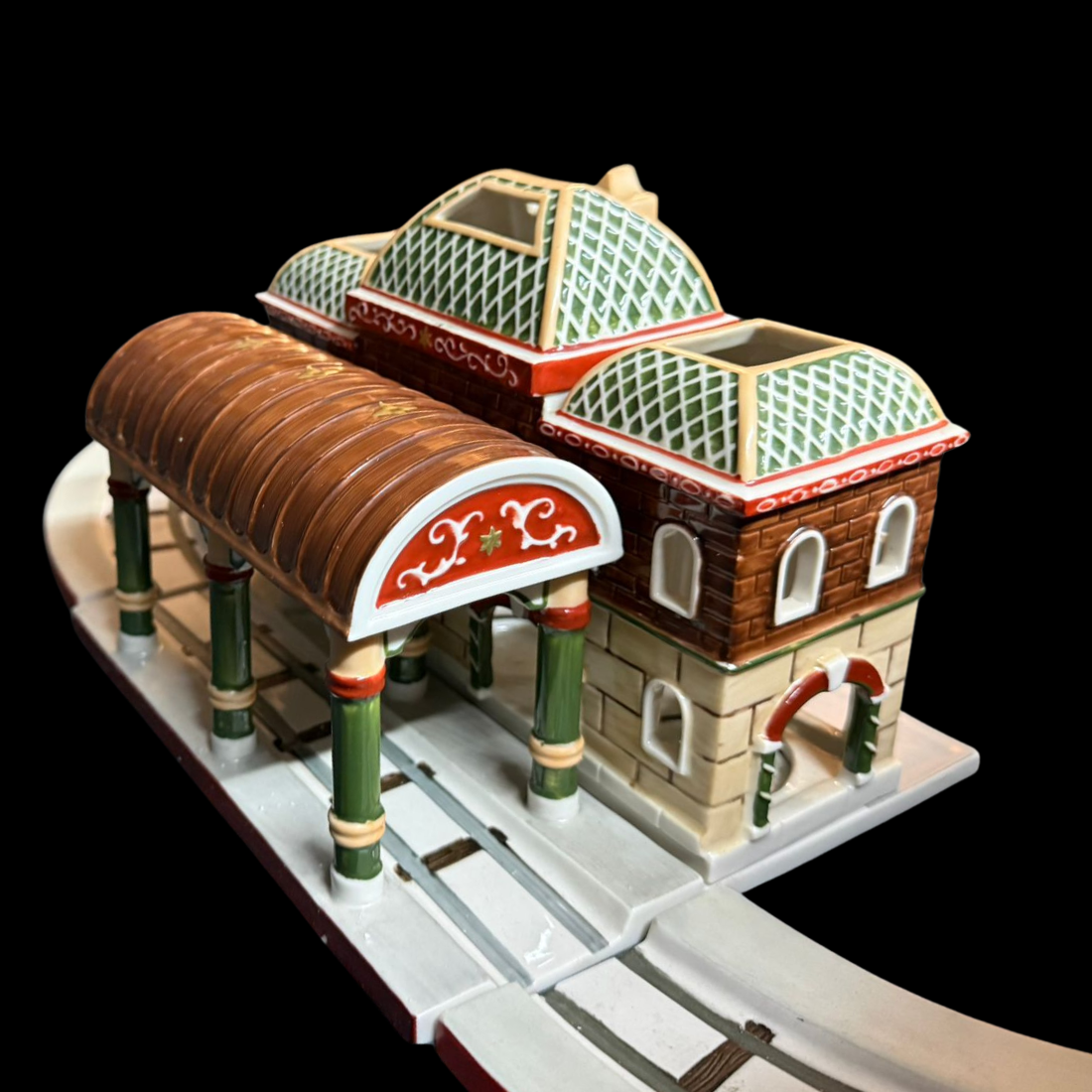Villeroy & Boch Toy´s Village: Bahnhof mit Minizug Set, mehrteilig