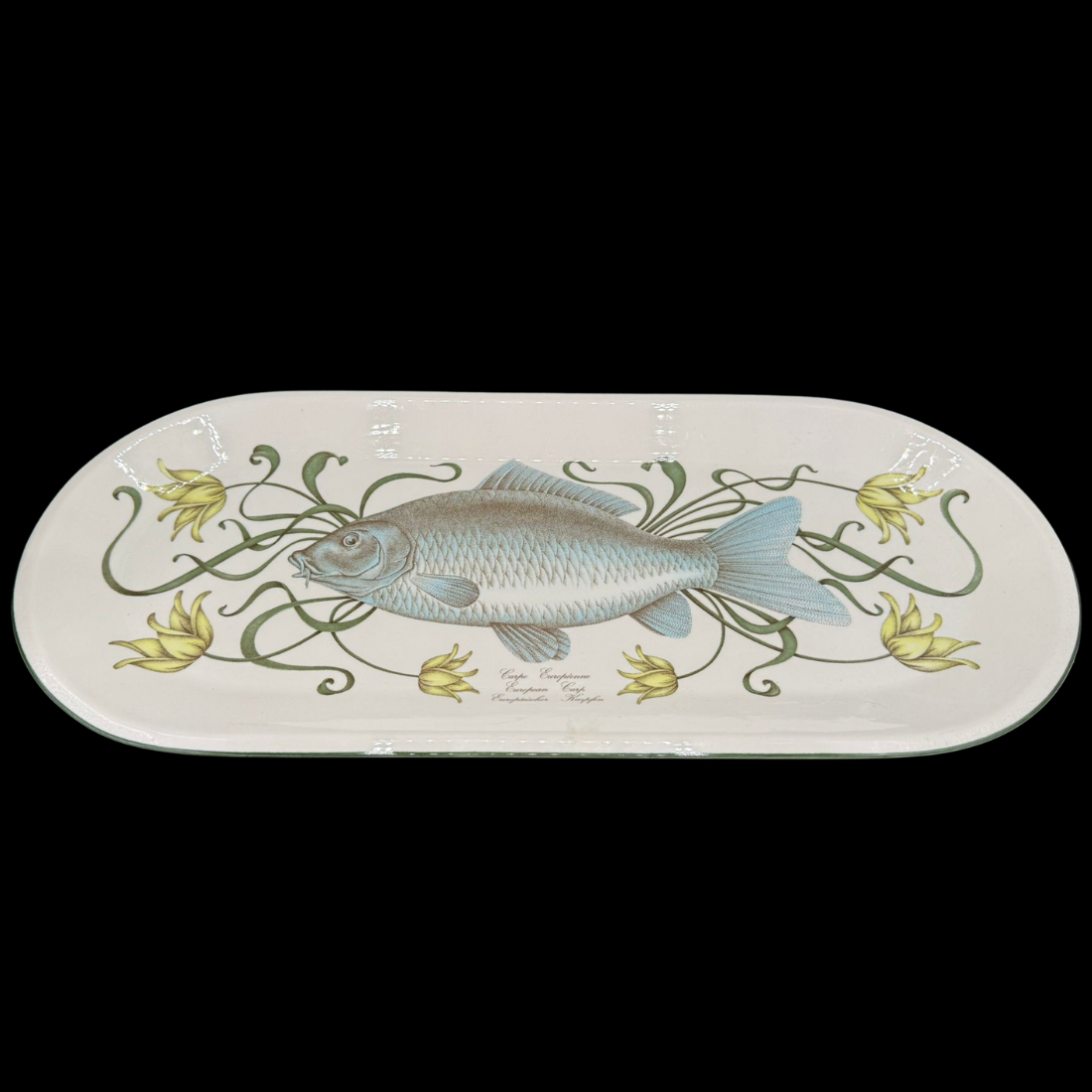 Villeroy & Boch Fischservice Brownidge / Atlantic: Fischplatte Karpfen 52 cm