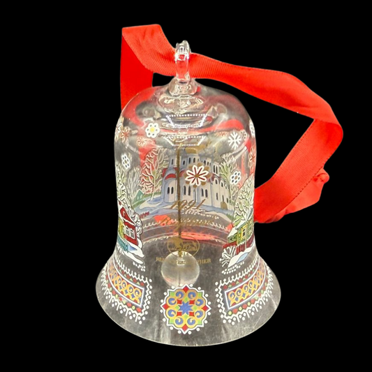 Hutschenreuther Weihnachtsglocke: 1991 - Glas / Kristall