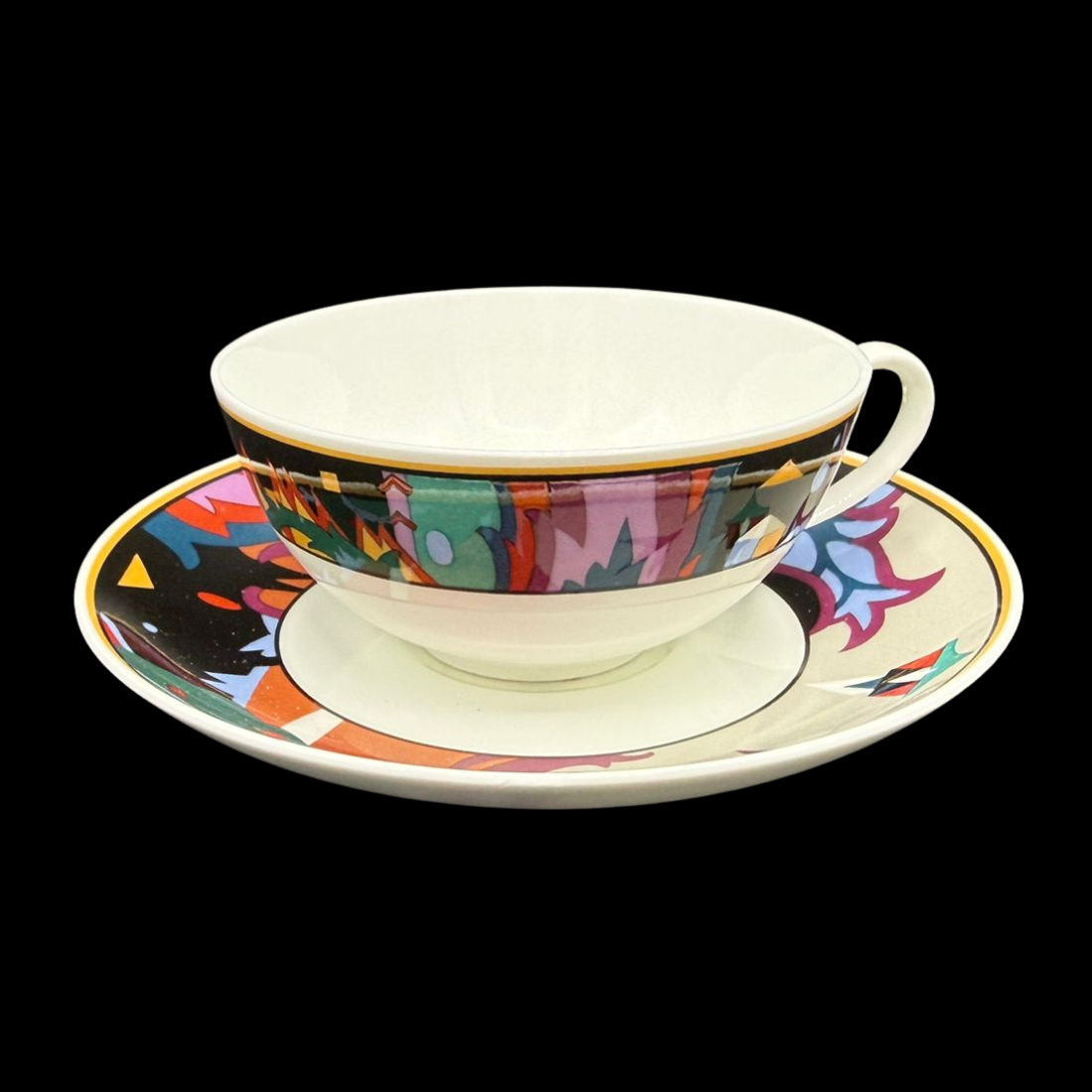 Villeroy & Boch Thunderbird: Teetasse / Tasse mit Unterteller
