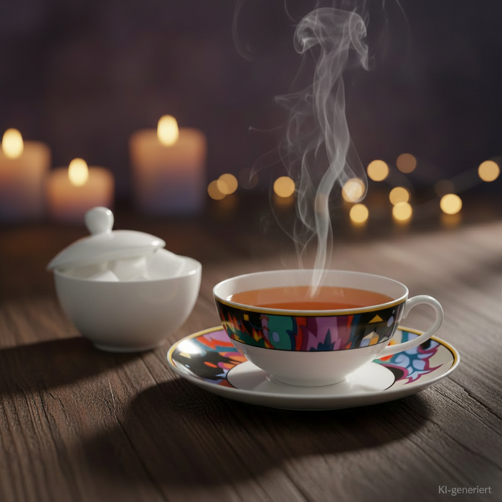 Villeroy & Boch Thunderbird: Teetasse / Tasse mit Unterteller