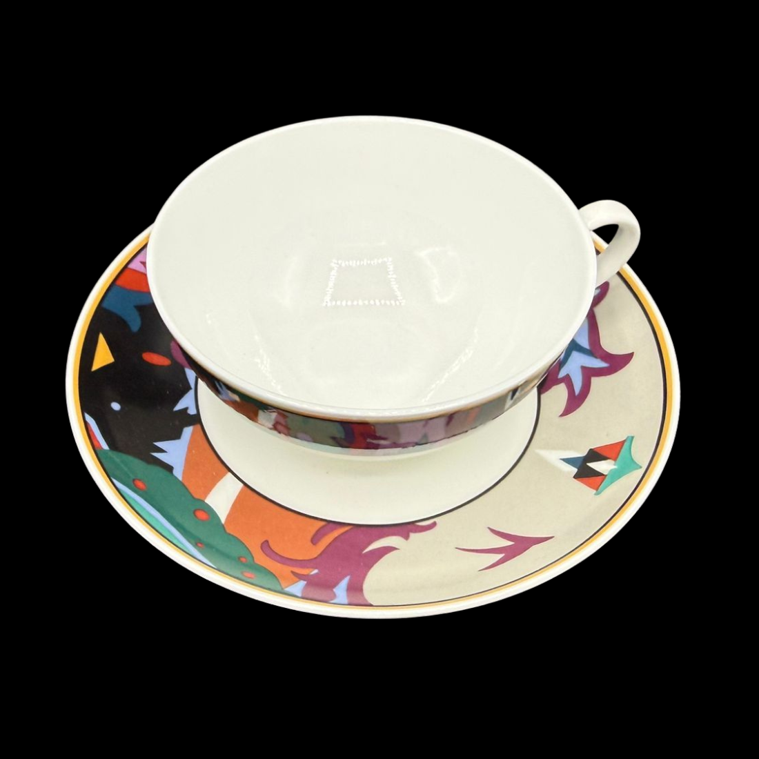 Villeroy & Boch Thunderbird: Teetasse / Tasse mit Unterteller
