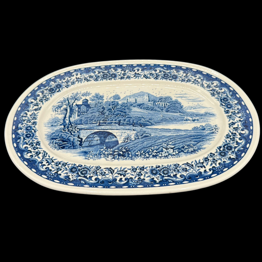 Villeroy & Boch Blue Castle: Fleischplatte / Platte - 30 cm