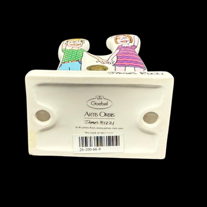 Goebel Jemes Rizzi: Figur " You Look At Me I Look " - neu, Originalverpackung