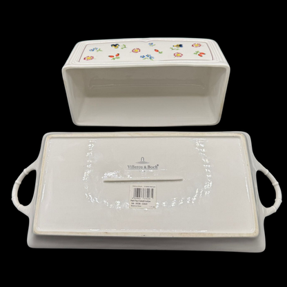 Villeroy & Boch Petite Fleur: Kuchenhaube mit Tablett / Kuchenplatte mit Haube Charm - neu