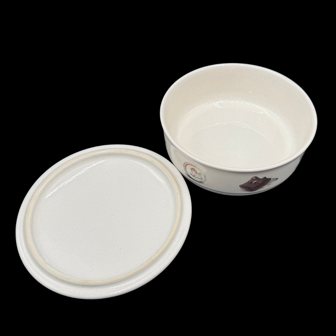 Pfalzkeramik Nostalgie: Deckeldose / Porzellandose / Dose mit Deckel
