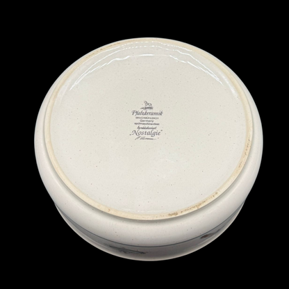 Pfalzkeramik Nostalgie: Deckeldose / Porzellandose / Dose mit Deckel
