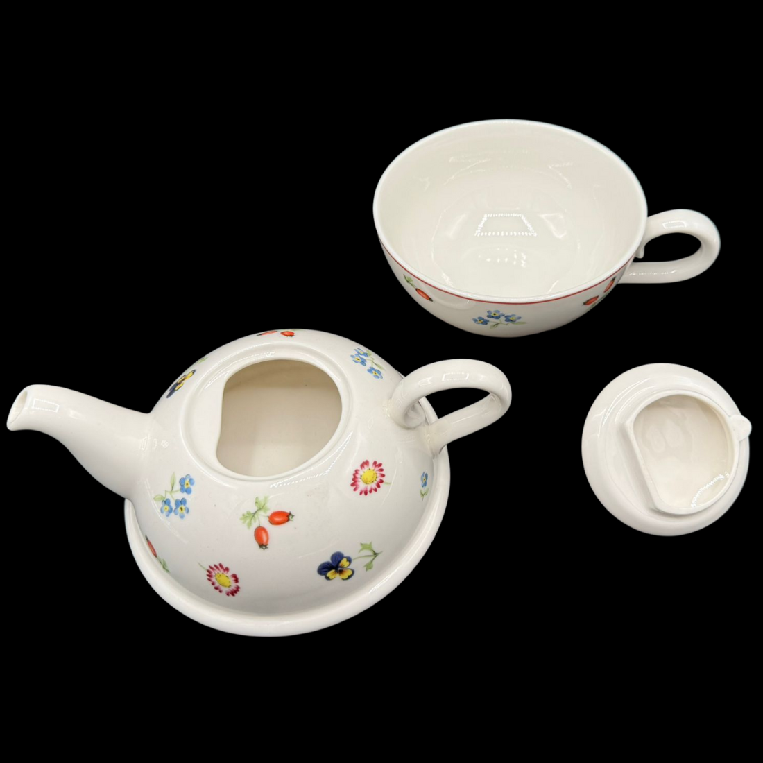 Villeroy & Boch Petite Fleur: Tea for one / Teekanne mit Tasse