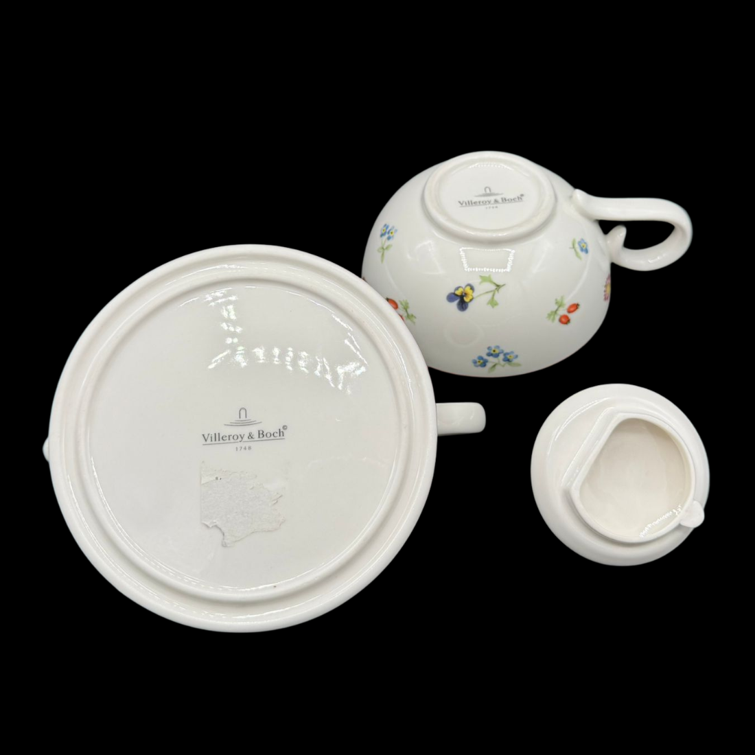 Villeroy & Boch Petite Fleur: Tea for one / Teekanne mit Tasse