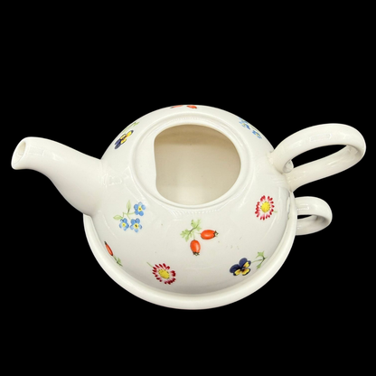 Villeroy & Boch Petite Fleur: Tea for one / Teekanne mit Tasse