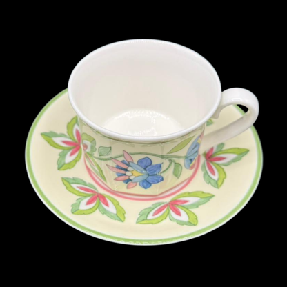Villeroy & Boch Fiorita: Kaffeetasse / Tasse mit Unterteller