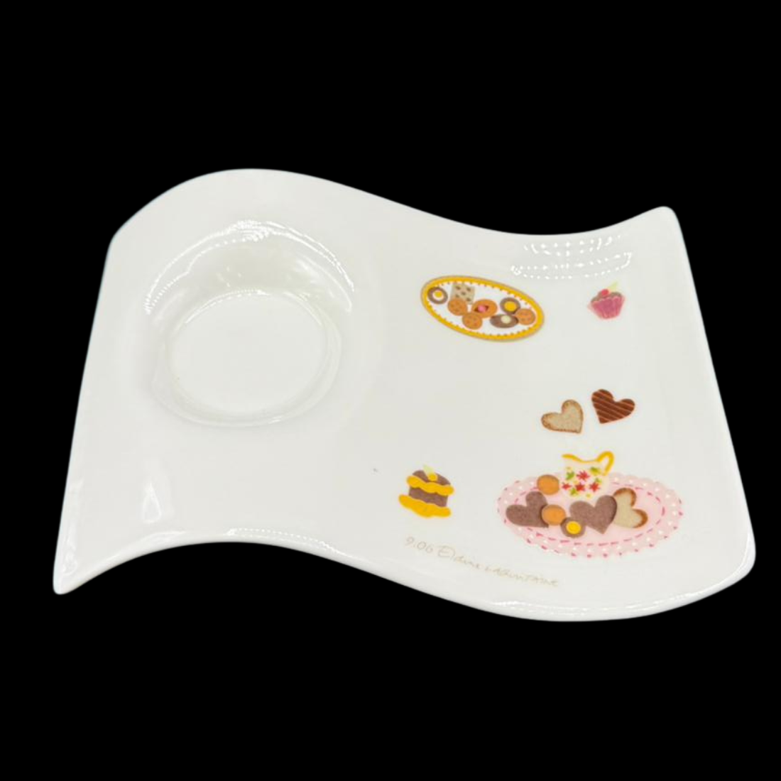 Villeroy & Boch New Wave: Partyplate - Cupcake klein, ca 17 x 12,5 cm - neu