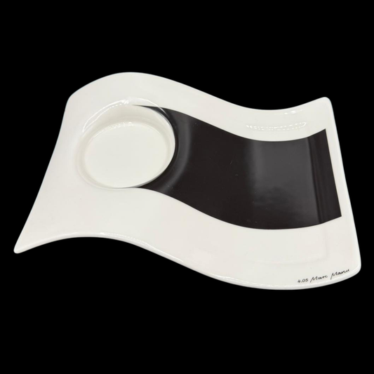 Villeroy & Boch New Wave Faces: Partyplate - Marc Manu groß, ca 22,5 x 15,5 cm - neu