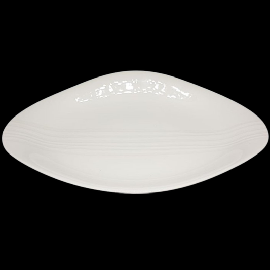 Villeroy & Boch Dune lines: Kuchenteller / Frühstücksteller, ca  26 x 21 cm