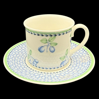 Villeroy & Boch Provence: Mokkatasse / Espressotasse mit Unterteller
