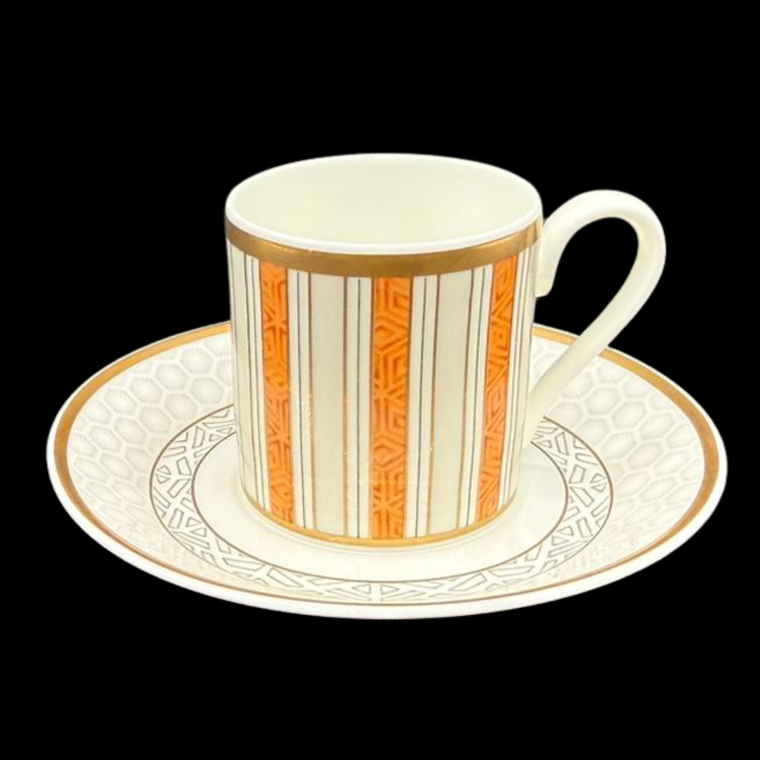 Villeroy & Boch Kimono Kutani: Mokkatasse / Espressotasse mit Unterteller