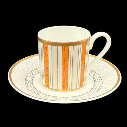 Villeroy & Boch Kimono Kutani: Mokkatasse / Espressotasse mit Unterteller