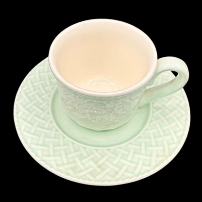 Villeroy & Boch Piemont Primavera: Mokkatasse / Espressotasse mit Unterteller