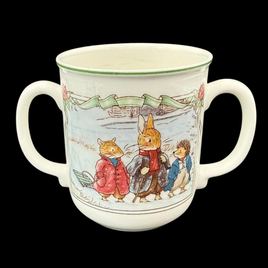 Villeroy & Boch Foxwood Tales: Henkelbecher / Kaffeebecher mit zwei Griffen - selten