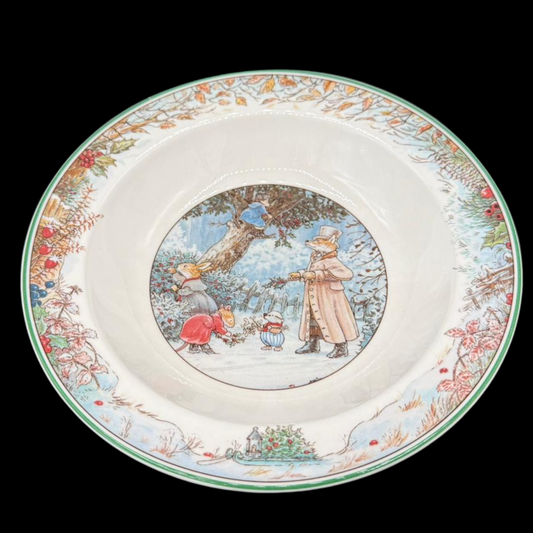 Villeroy & Boch Foxwood Tales: Salatteller "Winter" / tiefer Teller
