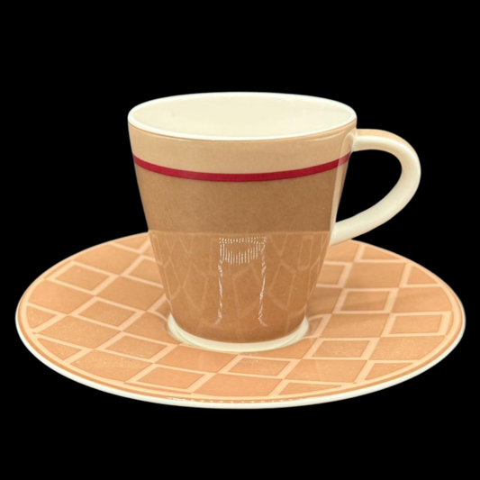 Villeroy & Boch Caffe Club: Mokkatasse / Espressotasse mit Unterteller