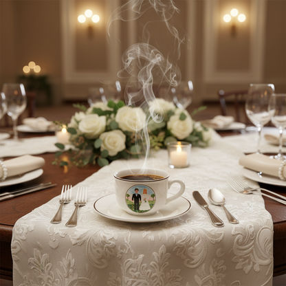 Villeroy & Boch Naif Wedding: Tasse / Teetasse / Kaffeetasse - Hochzeit