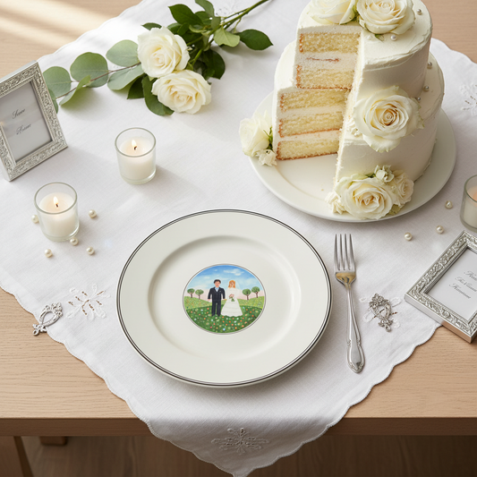 Villeroy & Boch Naif Wedding: Kuchenteller / Frühstücksteller