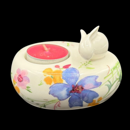 Villeroy & Boch Mariefleur Spring: Teelichthalter mit kleinem Hase