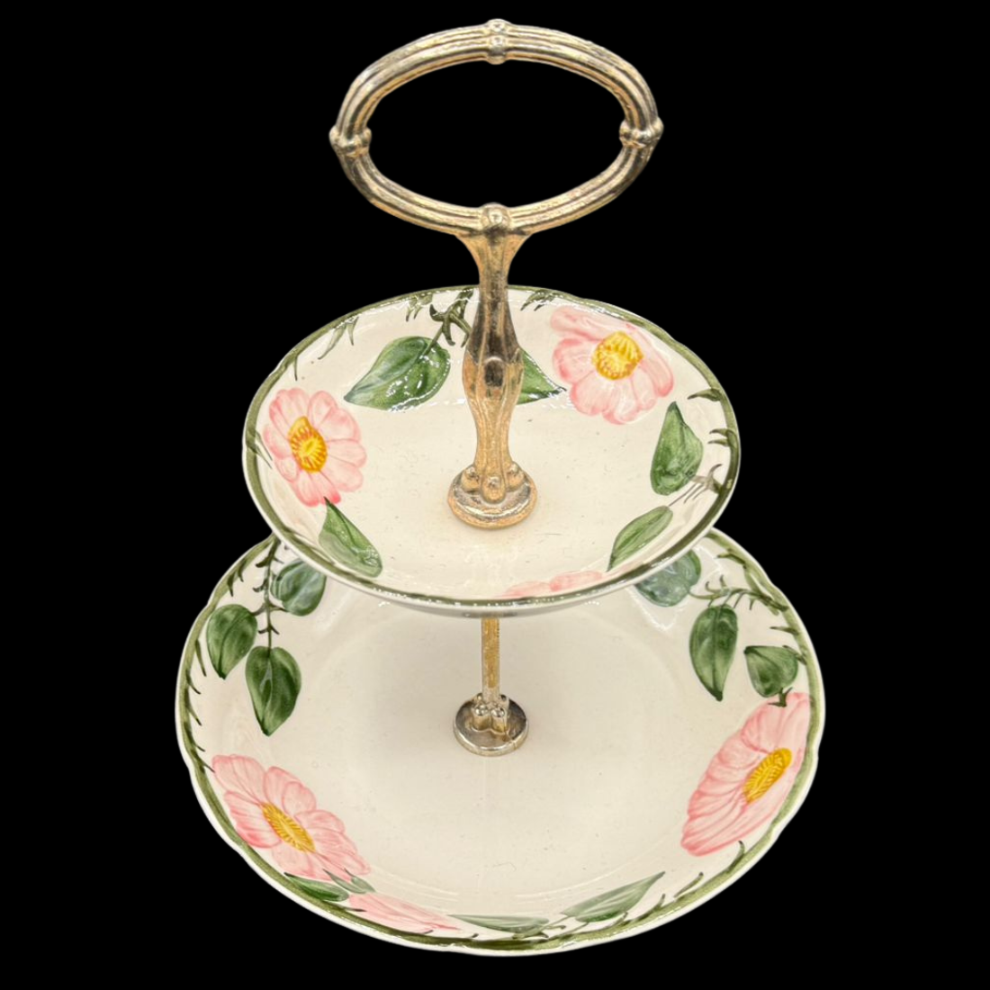 Villeroy & Boch Wildrose: Etagere, zweistöckig, Höhe 24 cm