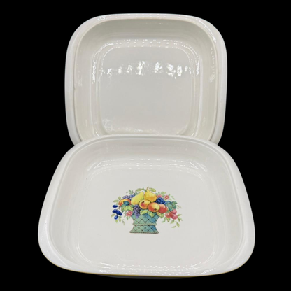Villeroy & Boch Basket: Auflaufform / Backform / Mikrowellenform mit Deckel, rechteckig - neu