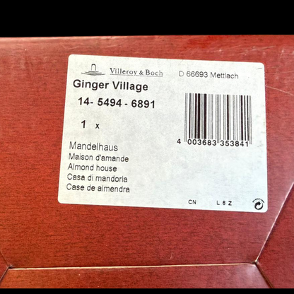 Villeroy & Boch Ginger Village: Mandelhaus - neu, in Originalverpackung