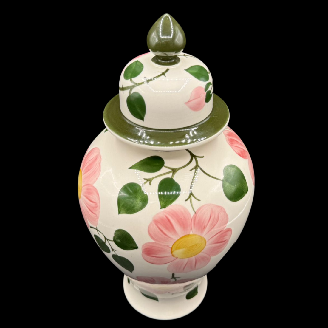 Villeroy & Boch Wildrose: Vase / Blumenvase mit Deckel