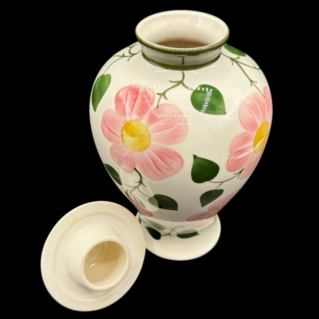 Villeroy & Boch Wildrose: Vase / Blumenvase mit Deckel