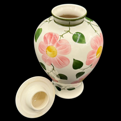 Villeroy & Boch Wildrose: Vase / Blumenvase mit Deckel