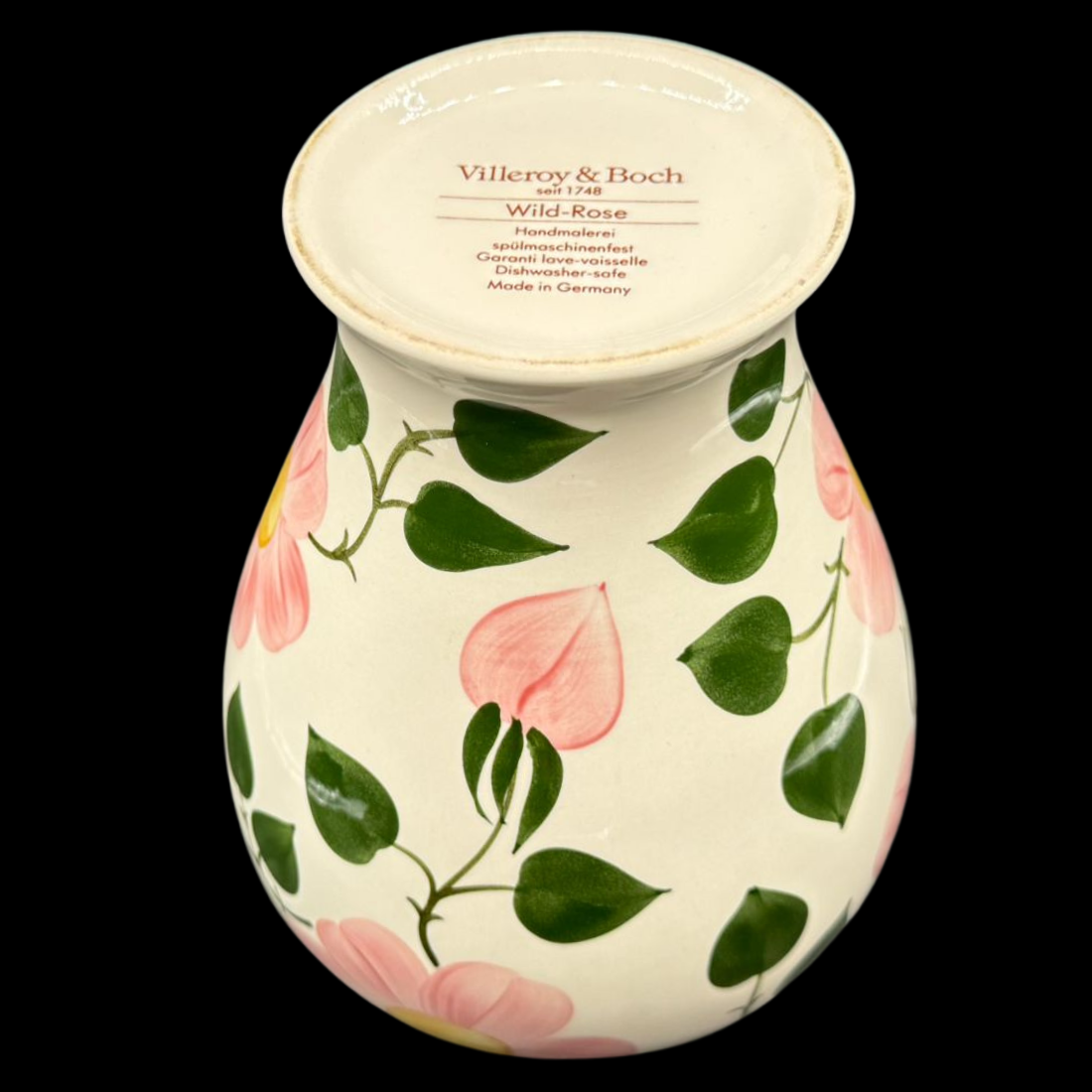 Villeroy & Boch Wildrose: Vase / Blumenvase mit Deckel