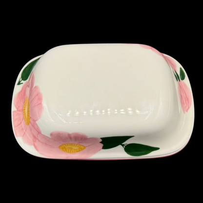 Villeroy & Boch Rose Sauvage: Butterdose, zweiteilig - neu