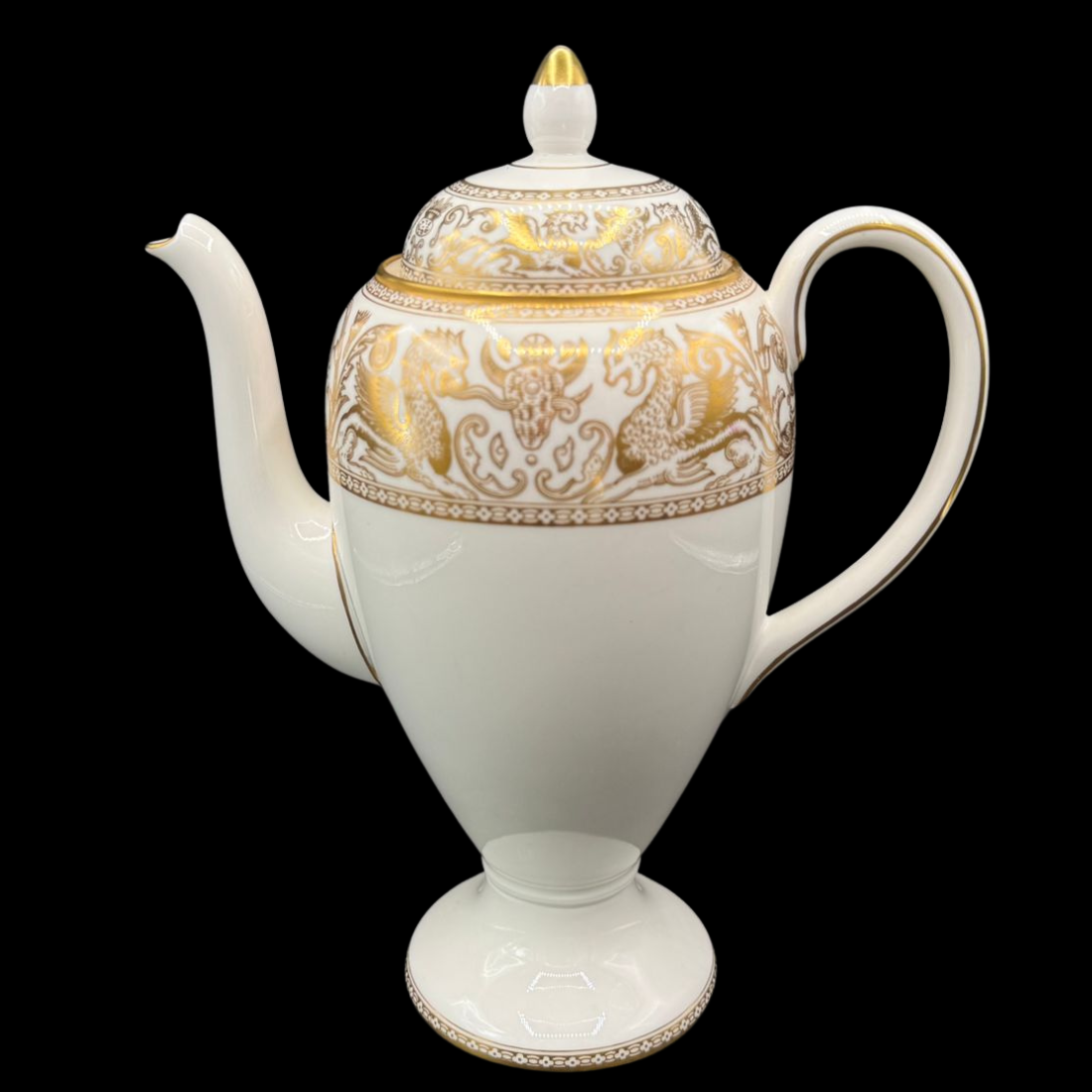 Wedgwood Gold Florentine: Kaffeekanne / Kanne