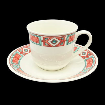 Villeroy & Boch Rialto: Mokkatasse / Espressotasse mit Unterteller