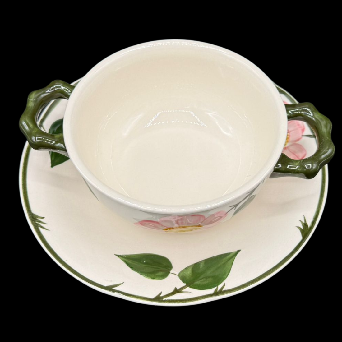 Villeroy & Boch Wildrose: Suppentasse mit Unterteller