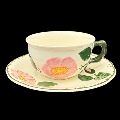 Villeroy & Boch Wildrose: Teetasse / Tasse mit Unterteller
