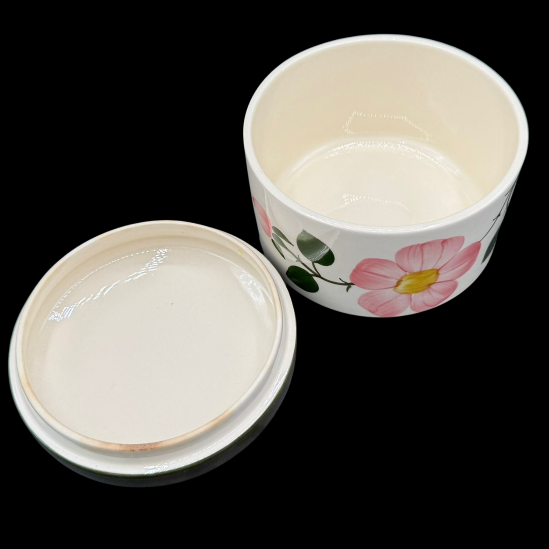 Villeroy & Boch Wildrose: Deckeldose / Dose mit Deckel - niedrig