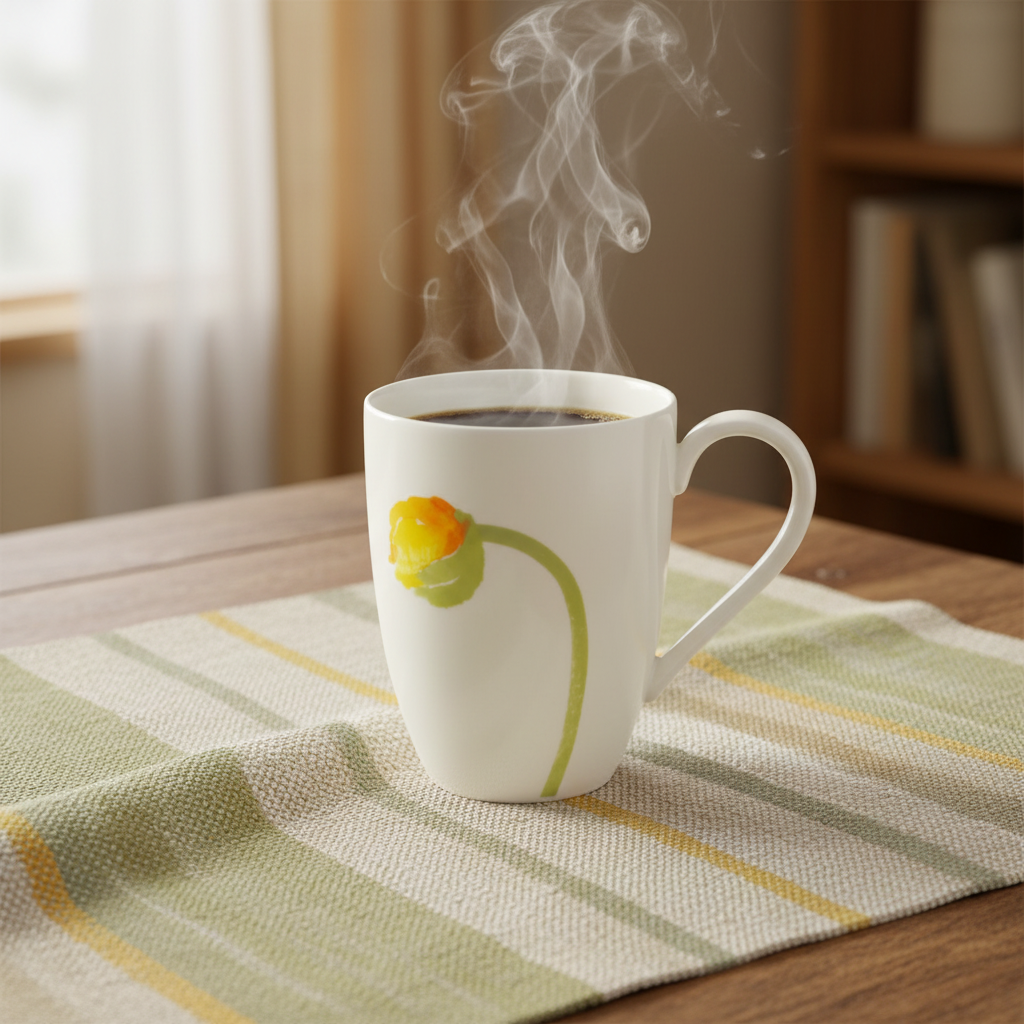 Villeroy & Boch Iceland Poppies: Henkelbecher / Kaffeebecher