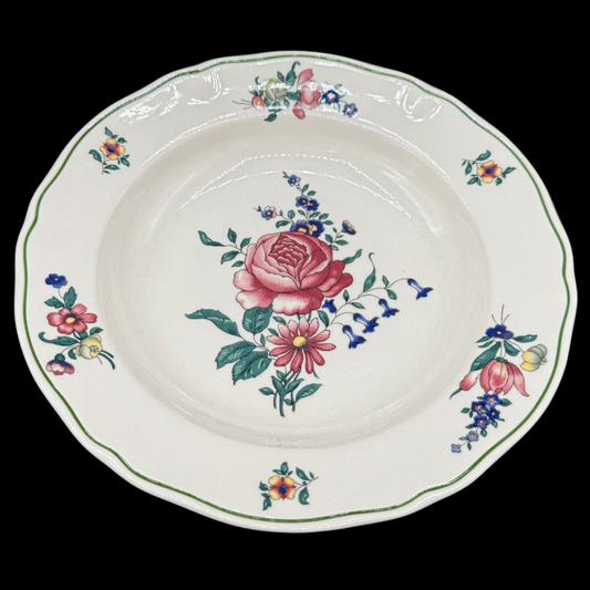 Villeroy & Boch Alt Strassburg: Suppenteller / tiefer Teller Rose - gebraucht