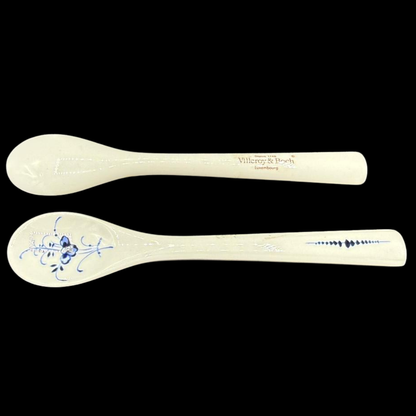 Villeroy & Boch Vieux Luxembourg /  Alt Luxemburg: Eierlöffel / Löffelchen / kleine Löffel im Zweier-Set aus Porzellan