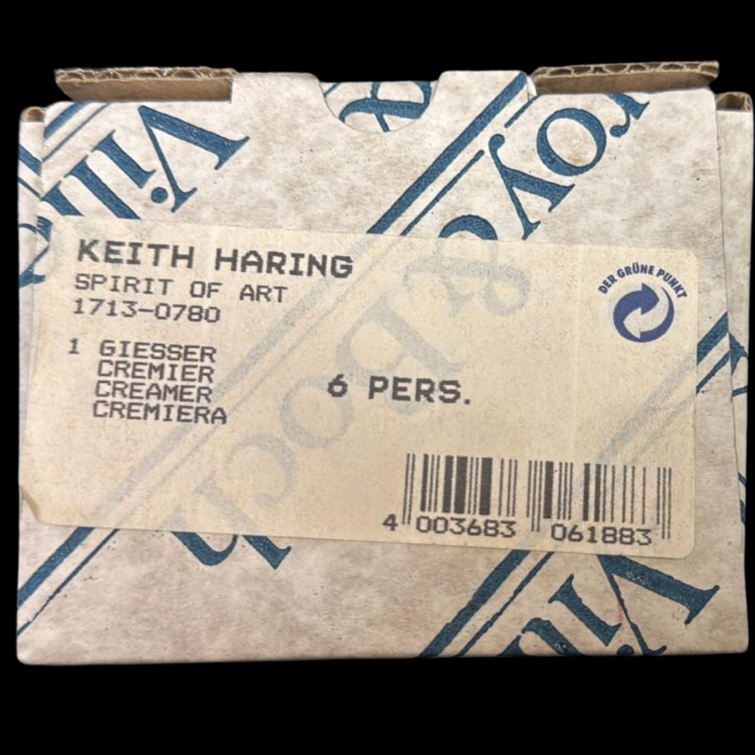 Villeroy & Boch Spirit of Art Keith Haring: Milchkännchen - in Originalverpackung