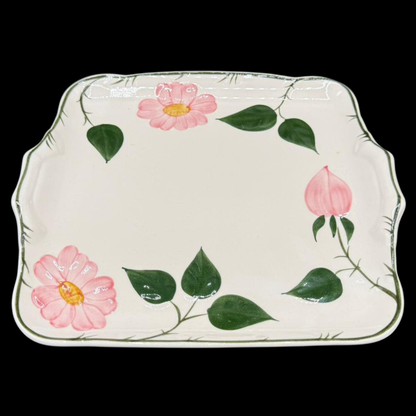 Villeroy & Boch Wildrose: Keksplatte / Gebäckplatte mit Griffen