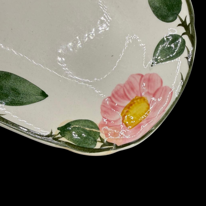 Villeroy & Boch Wildrose: Wurstplatte / Platte - ca 22,5 x 14 cm - mit kleinen Mängeln